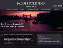 Tablet Screenshot of daggerforensics.com
